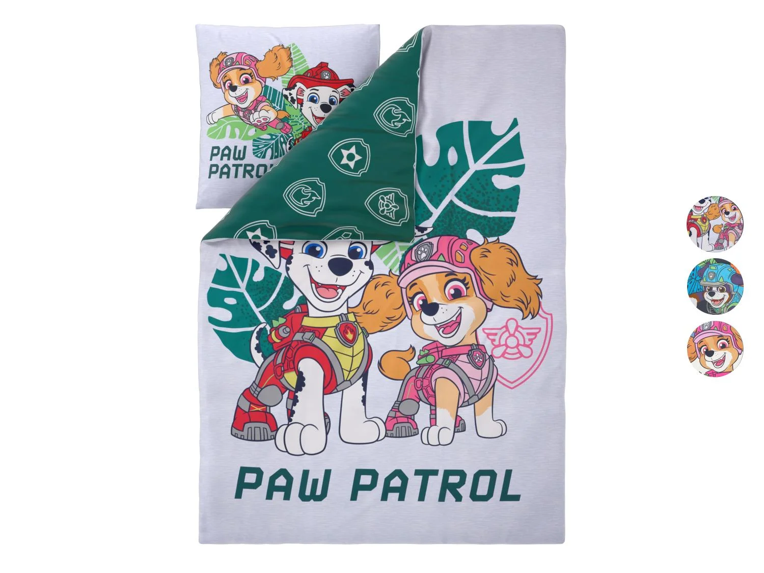 Parure de lit double face en satin enfant Pat' Patrouille, 140 x 200 cm - Image 15