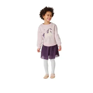 Robe molletonnée petite fille