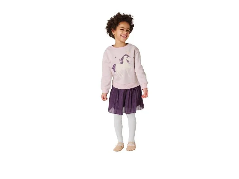 Robe molletonnée petite fille