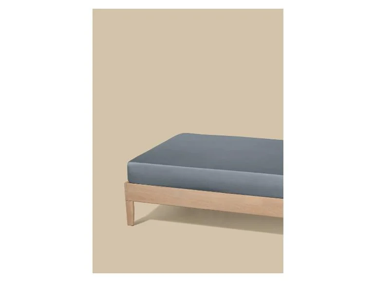 Drap-housse en satin, 90-100 x 200 cm - Image 3