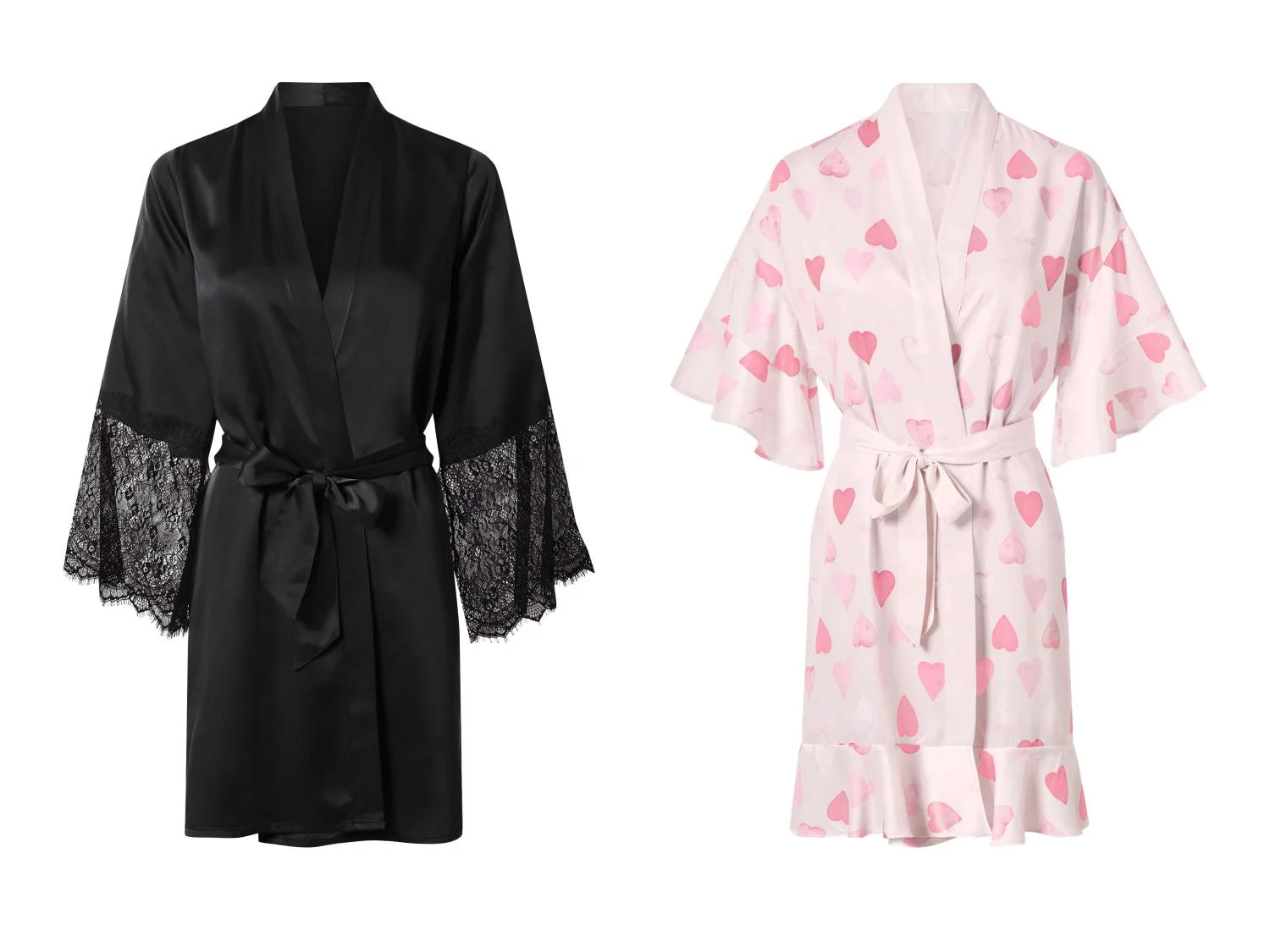 Kimono en satin femme - Image 10