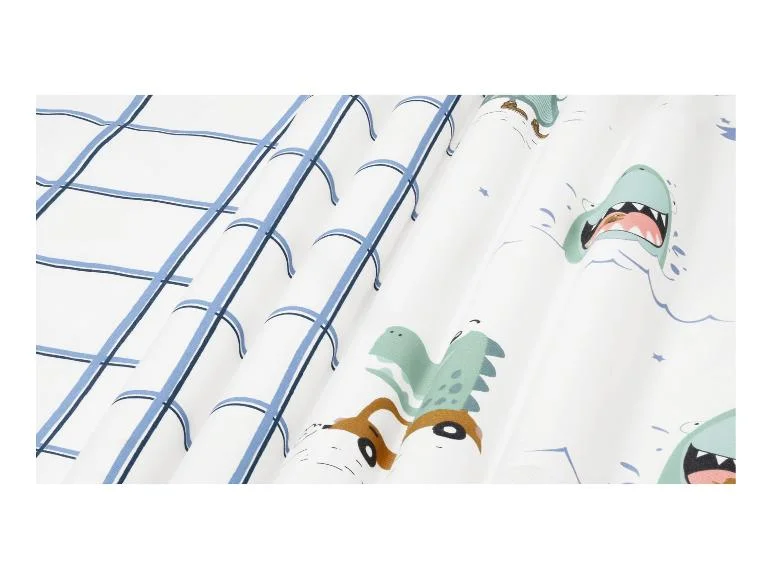 Parure de lit en satin microfibre double face enfant, 140 x 200 cm - Image 6