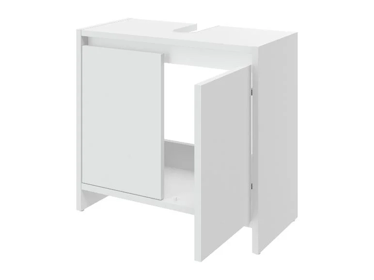 Meuble sous-vasque Oslo, 60 x 55 x 28 cm, blanc — SKU B1T0PNQQ3NIAKLWD - Image 7