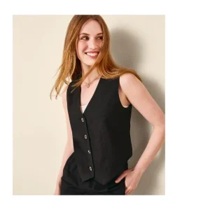 Gilet en lin Premium femme