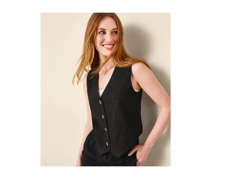Gilet en lin Premium femme