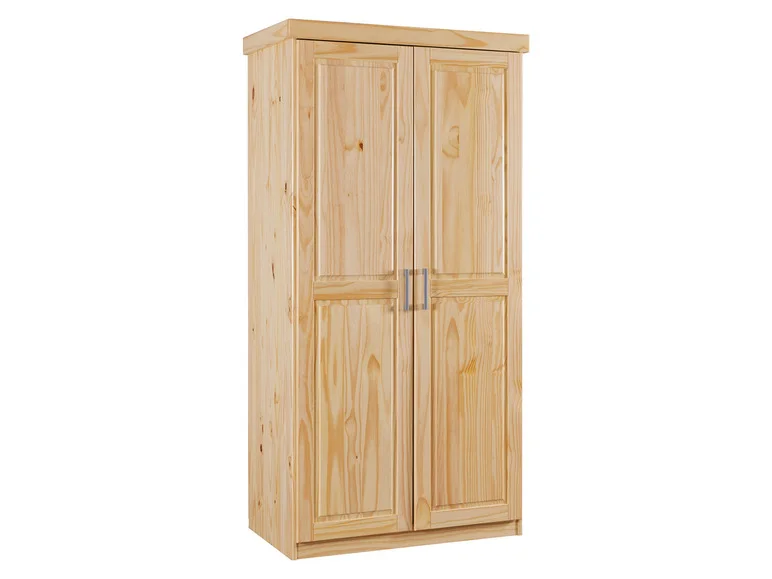 Armoire à vêtements en pin massif, veines naturelles - Image 2