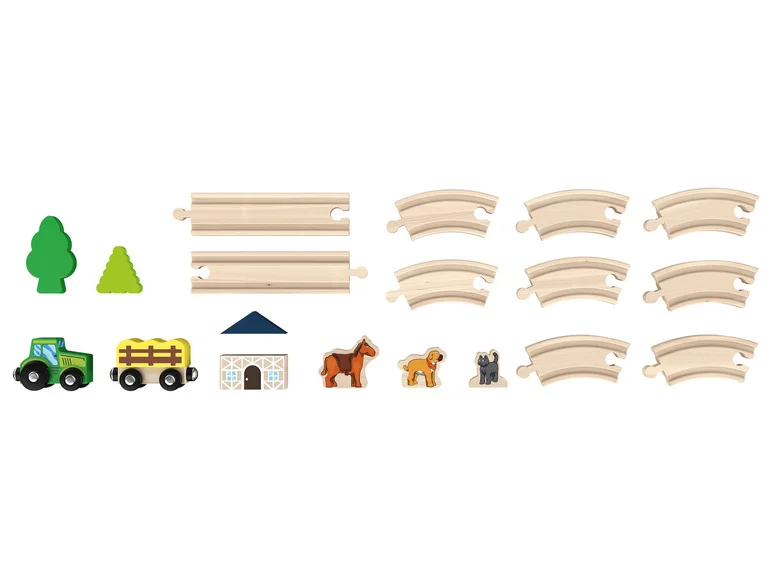 Set de chemin de fer en bois — SKU 942YR1DONWGGNYGOF - Image 5
