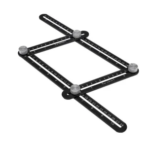 Règle multi-angle ou Équerre avec butée