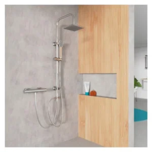 Colonne de douche effet pluie et douchette EASY ENERGY