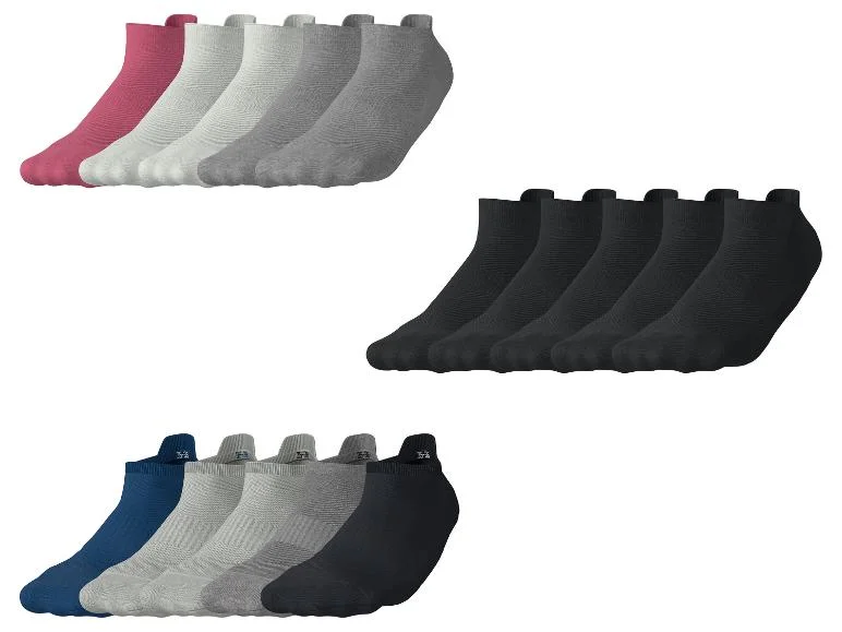 Lot de 5 paires de socquettes de sport unisexe - Image 37