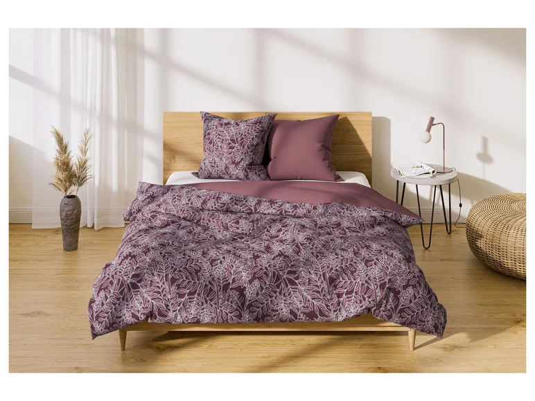 Linge de lit en satin réversible, 240 x 220 cm - Image 4