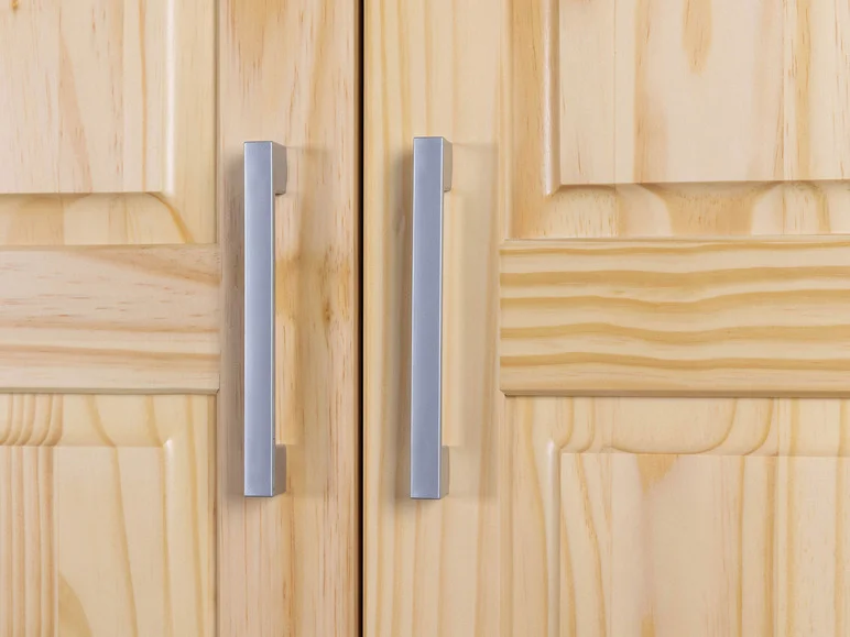 Armoire à vêtements en pin massif, veines naturelles - Image 18