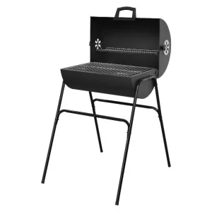 Barbecue-fût à charbon de bois, 51 x 34 cm