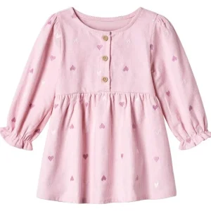 Robe bébé en velours côtelé