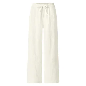 Pantalon large en mousseline femme