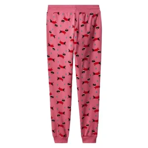 Pantalon molletonné de Noël femme