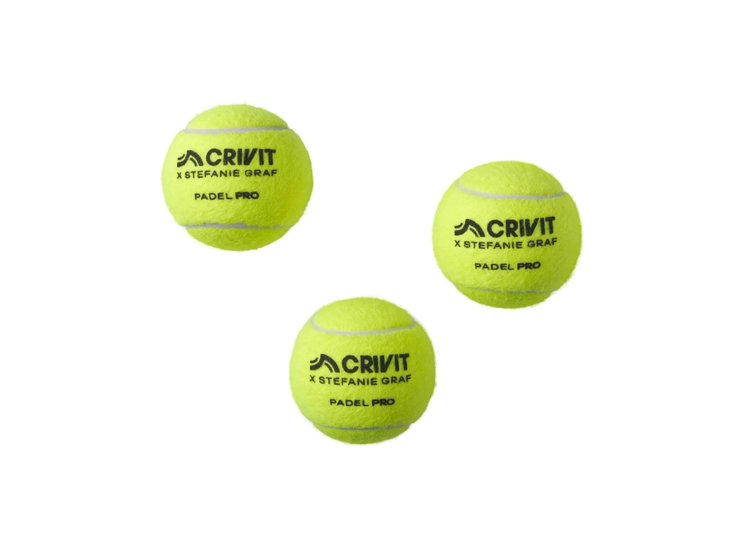 Lot de 3 balles de padel Tournament PRO - Image 2