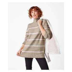 Pull en maille femme — SKU T50I1EBINUF004P5BL