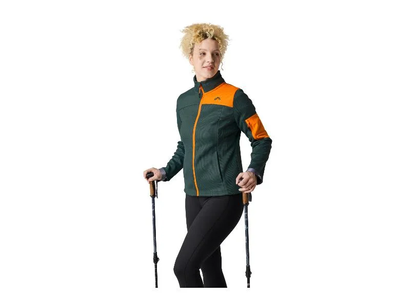 Veste polaire femme en maille, poches latérales - Image 5