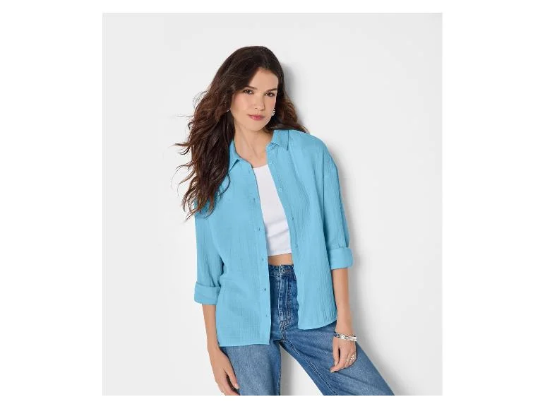 Blouse en mousseline femme — SKU X109VZT7IEXECUXC - Image 5