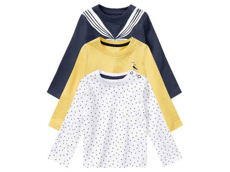 Lot de 3 t-shirts manches longues bébé - Image 5
