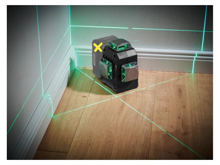 Niveau laser en croix sans fil PKLLP 3360 A1, vert, 30 m 20 V