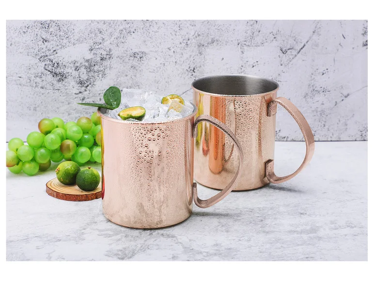 Set de tasses Moscow Mule en acier inoxydable - Image 6