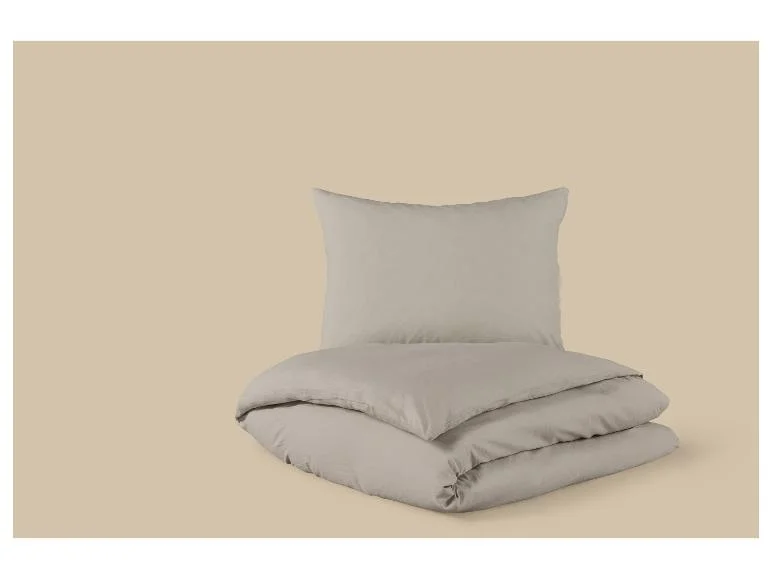 Parure de lit Premium en coton et lin, 140 x 200 cm - Image 4