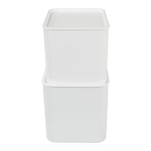 Lot de 2 boîtes avec couvercles Premium, 5,2 l