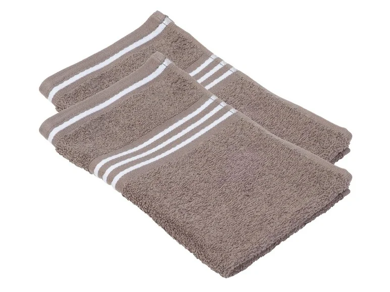 Gözze Petites serviettes Rio, par lot de 2, 30 x 50 cm chacune