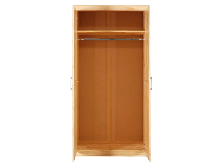 Armoire à vêtements en pin massif, veines naturelles - Image 58
